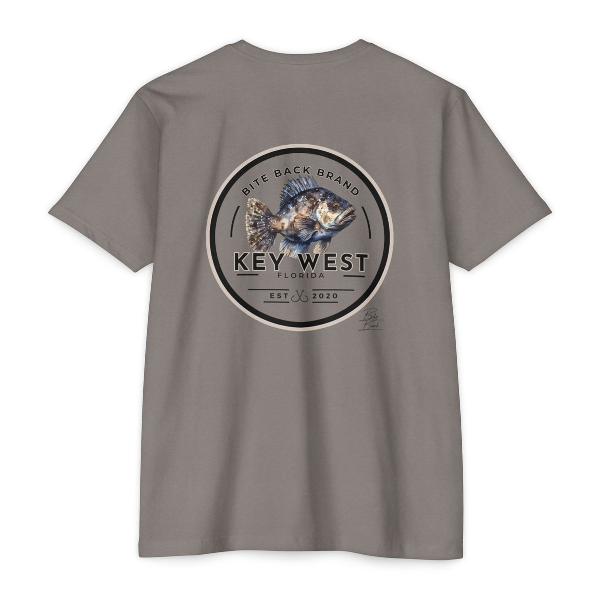 Key West Fishing T-Shirt — Bite Back Brand Grouper Graphic Tee