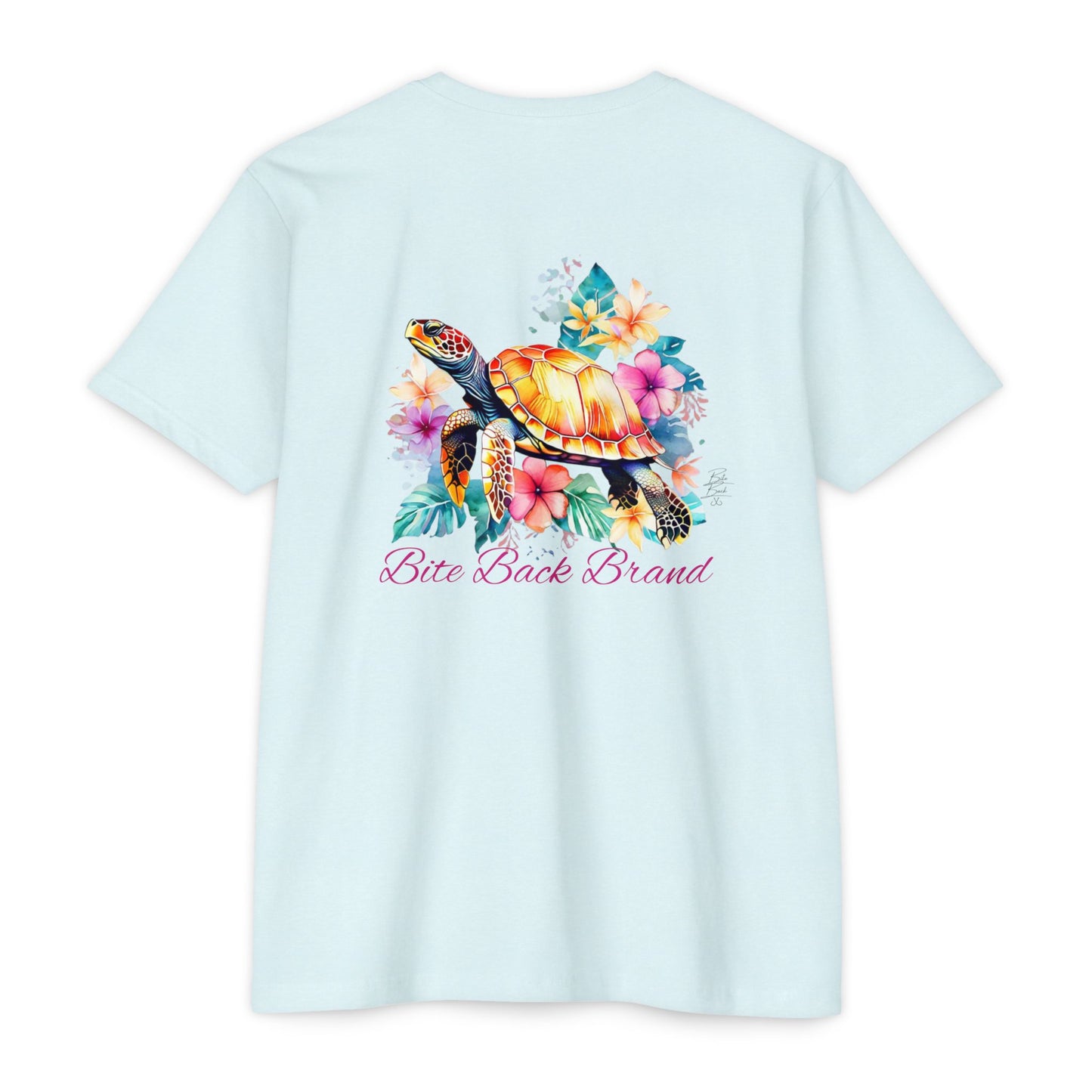 Tropical Bloom Turtle T-shirt