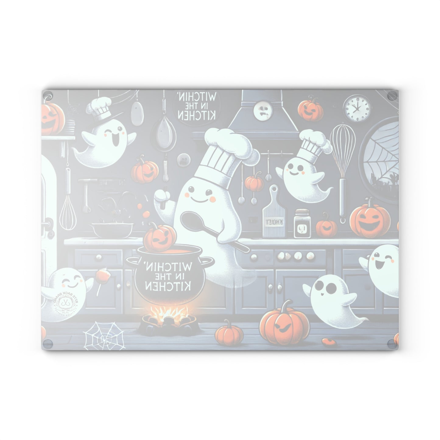 Halloween Glass Cutting Board