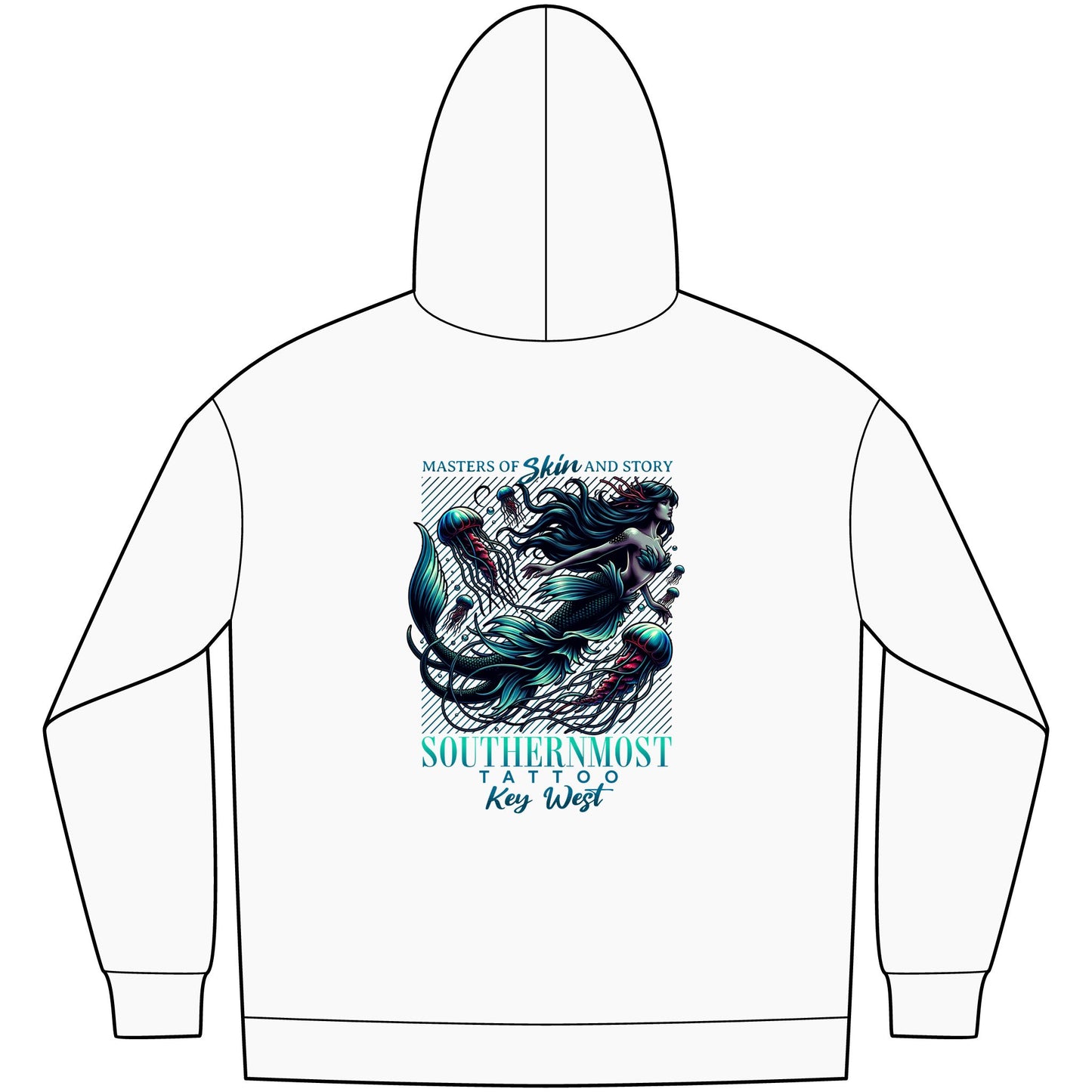 Southernmost Tattoo - Mermaid Hoodie