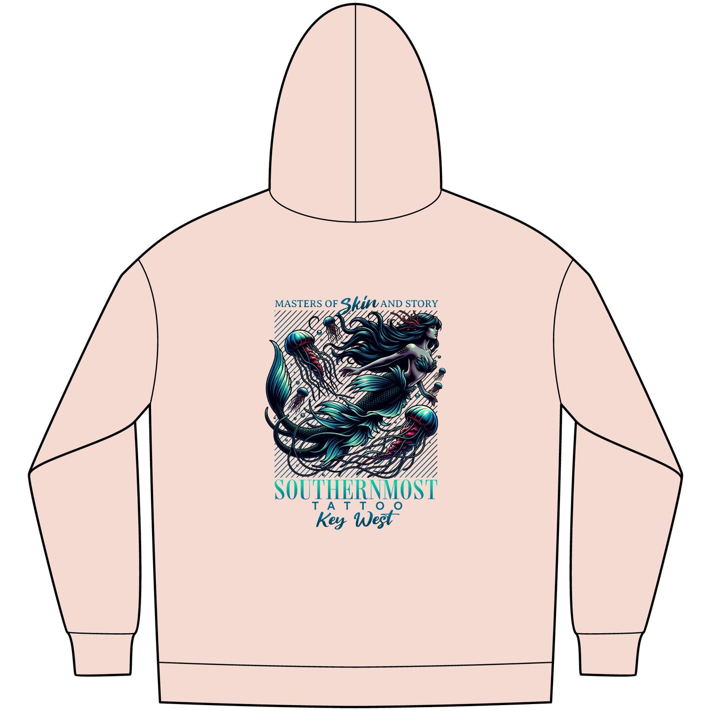 Southernmost Tattoo - Mermaid Hoodie
