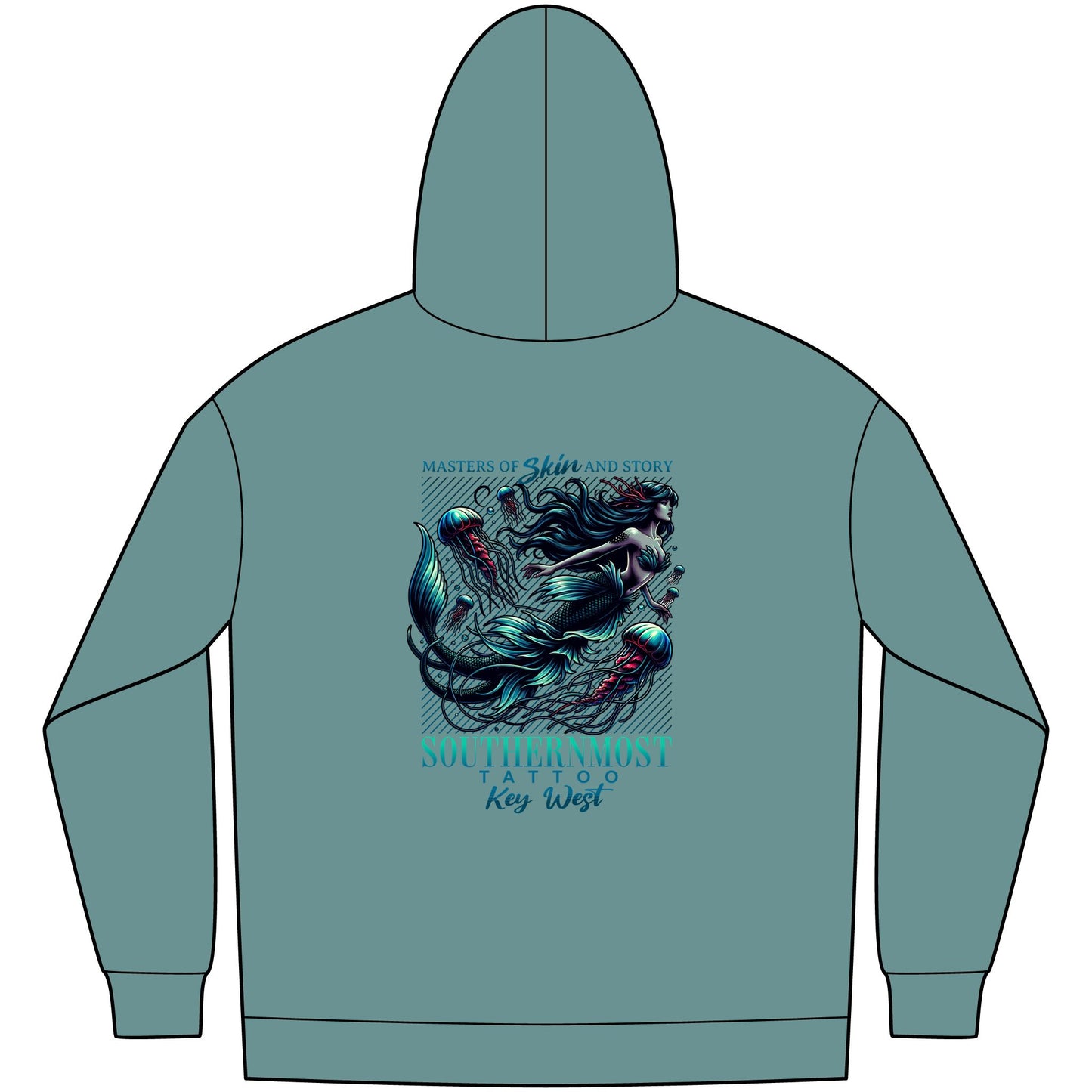 Southernmost Tattoo - Mermaid Hoodie