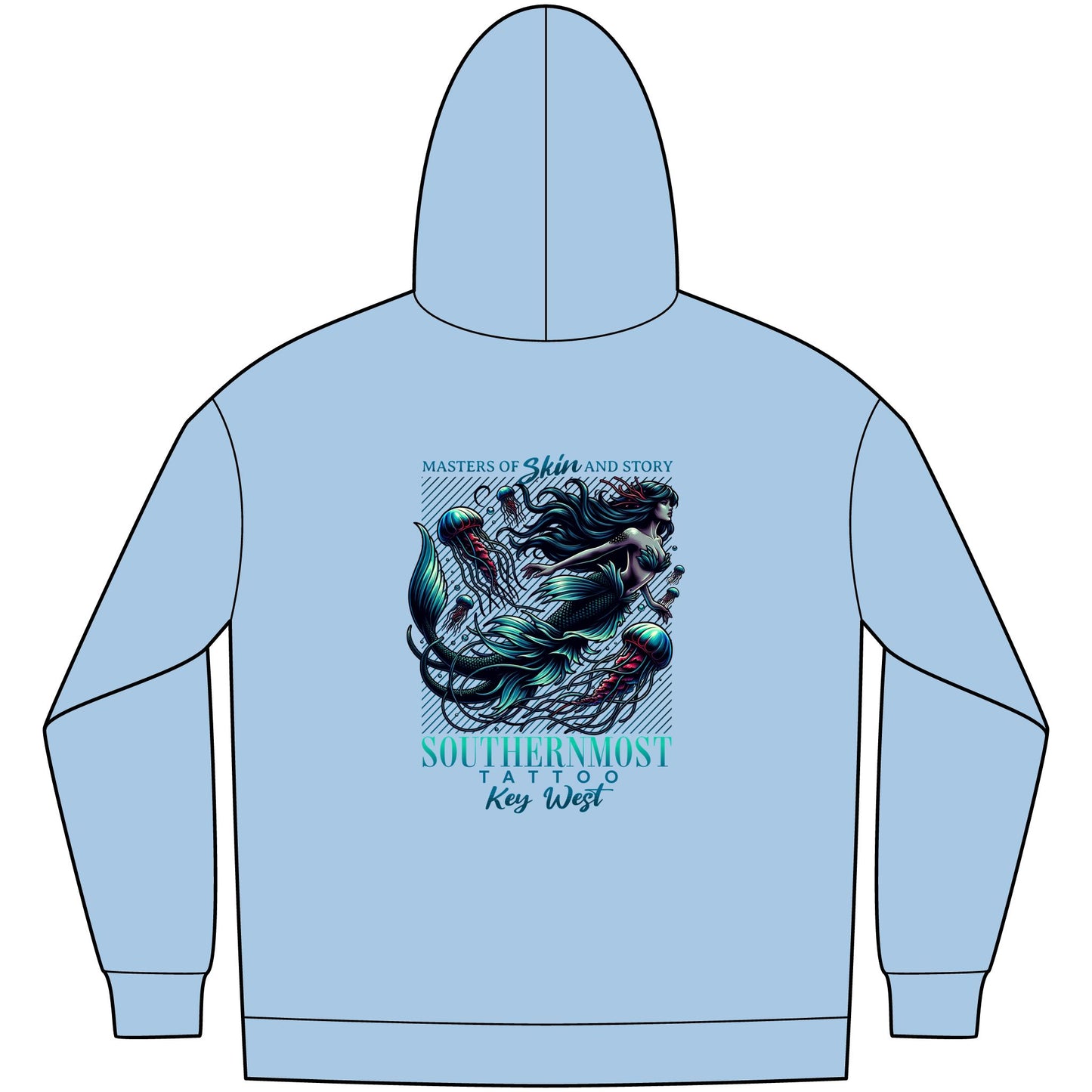 Southernmost Tattoo - Mermaid Hoodie