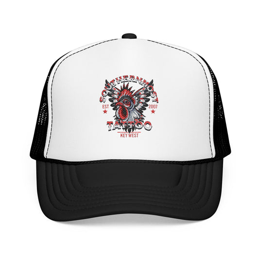 Embroidered Foam Trucker Hat, Custom Cap, Casual Style, Perfect Gift for Him/Her, Beachwear, Festival Accessory, Birthday Present