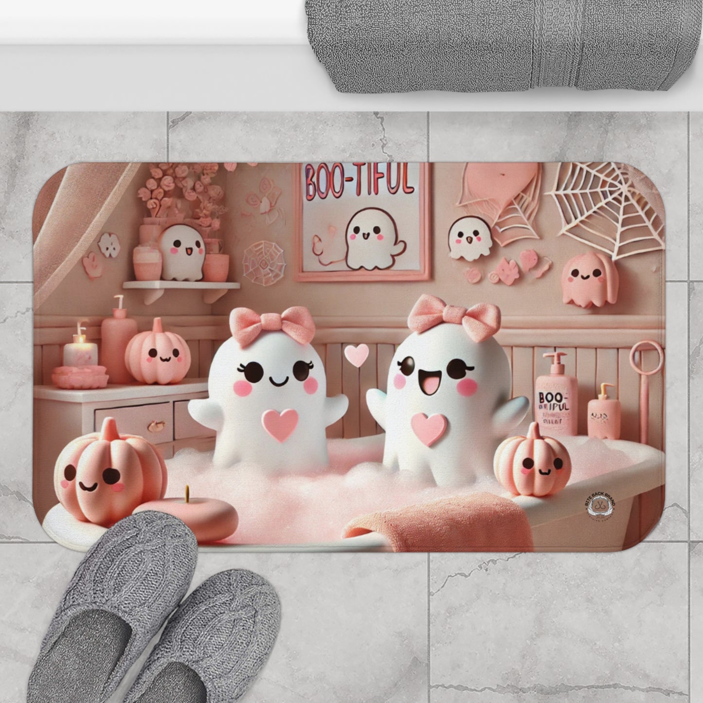 Girls Halloween Bath Mat