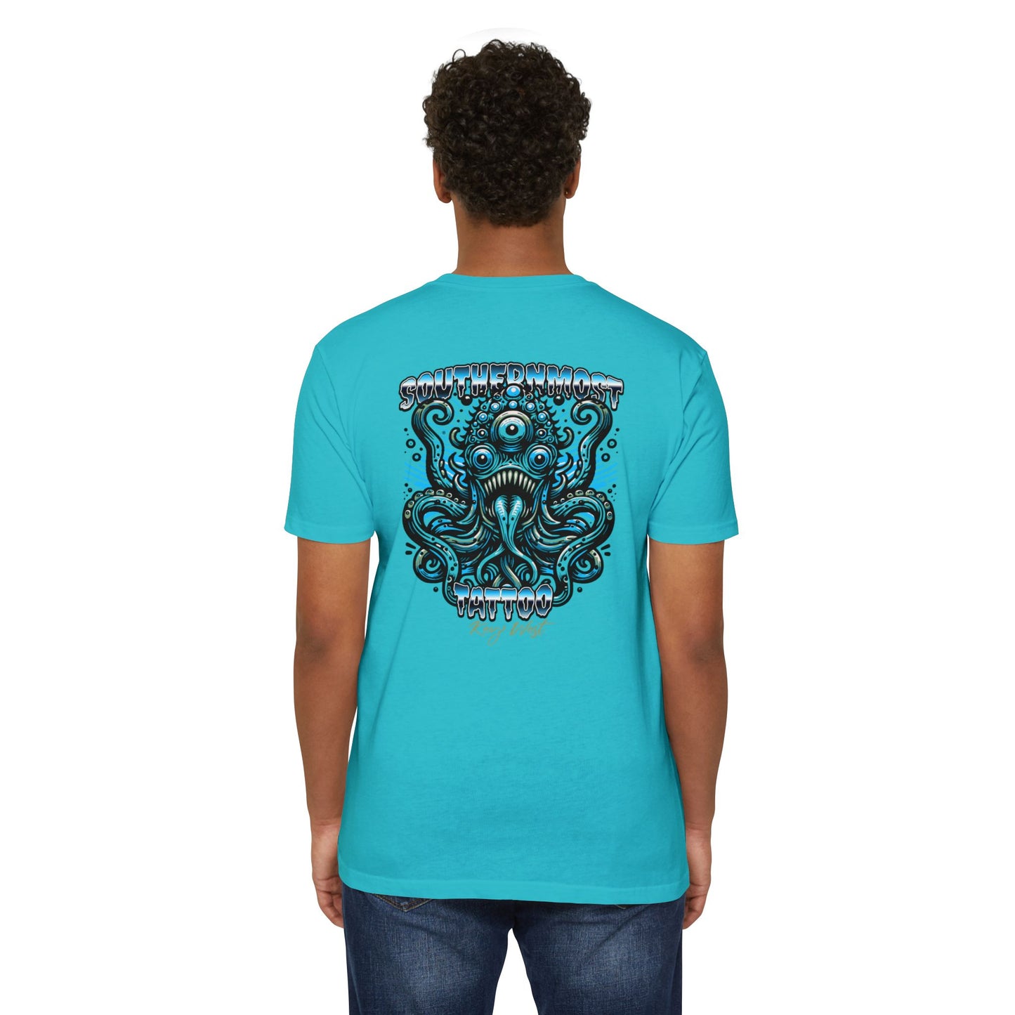 Monster Octopus Graphic T-Shirt — Tattoo Retro Beach Vibe