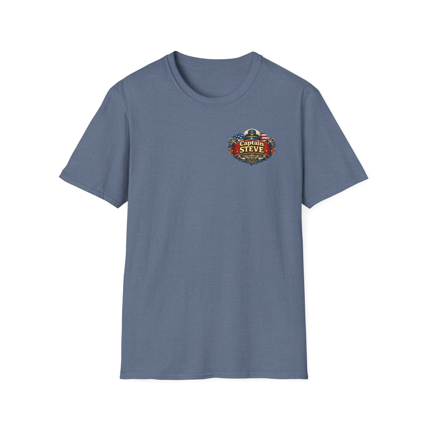SV Ghostship Fundraiser T-Shirt — Help Get Ghostship Back in the Water "Capt Steve"
