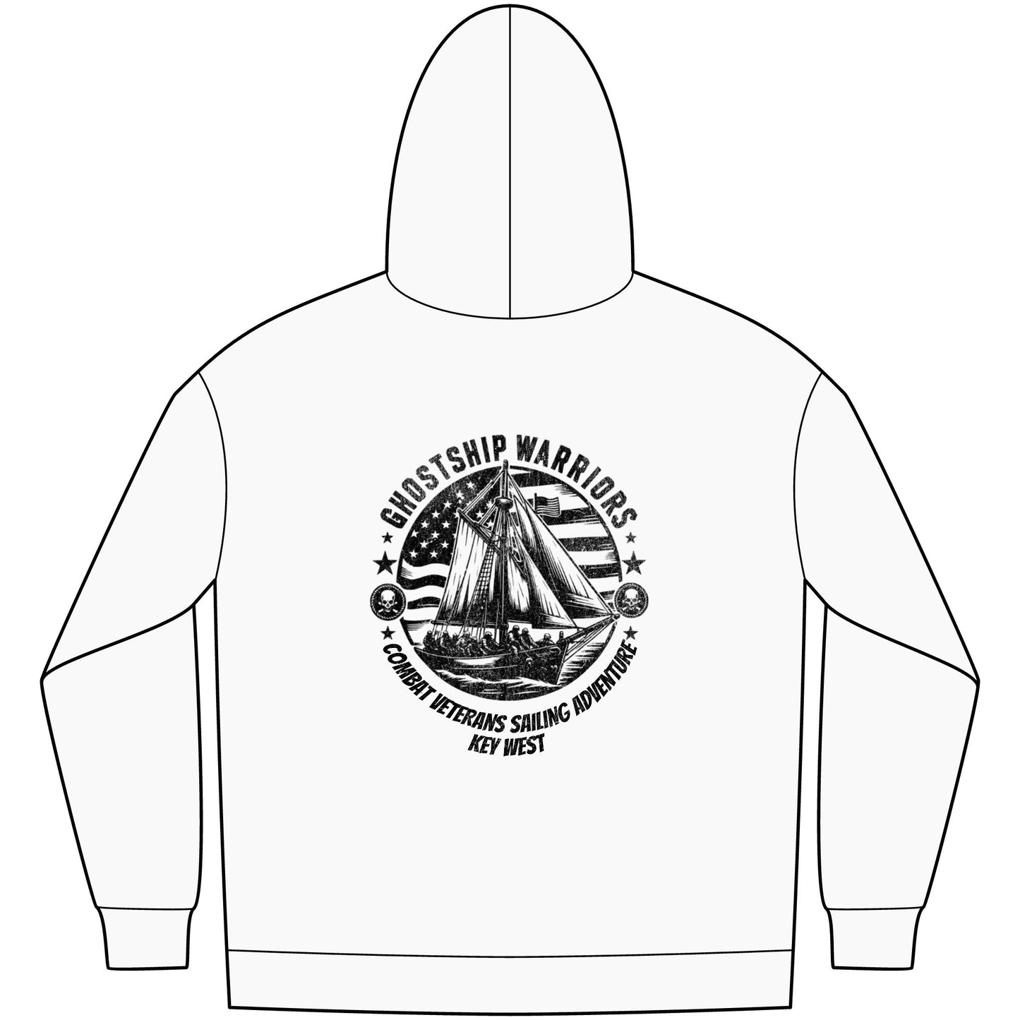 Ghostship Warriors Hoodie — Key West Ship Fleece Pullover