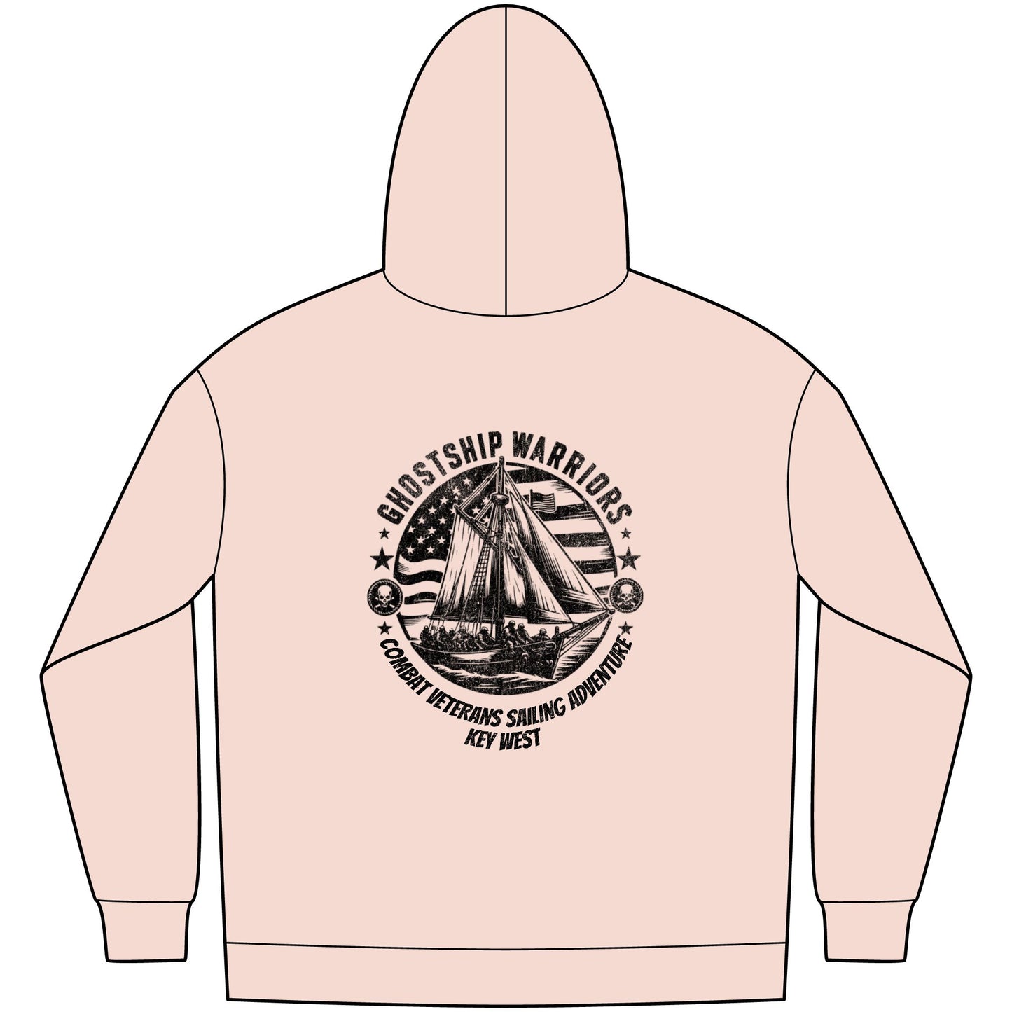 Ghostship Warriors Hoodie — Key West Ship Fleece Pullover