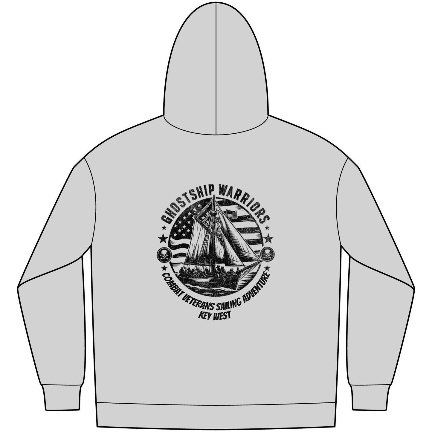 Ghostship Warriors Hoodie — Key West Ship Fleece Pullover