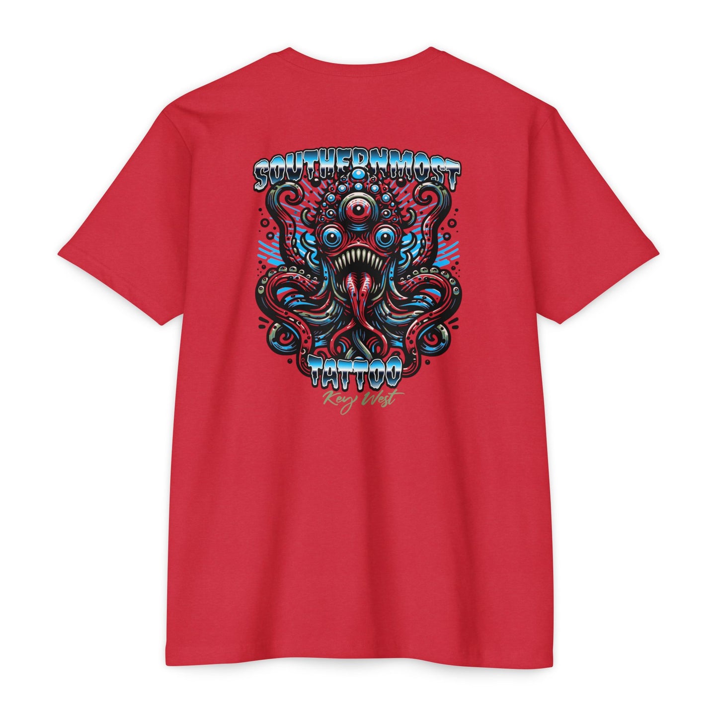 Octopus Monster Graphic T-Shirt — Southernmost Tattoo T-Shirt