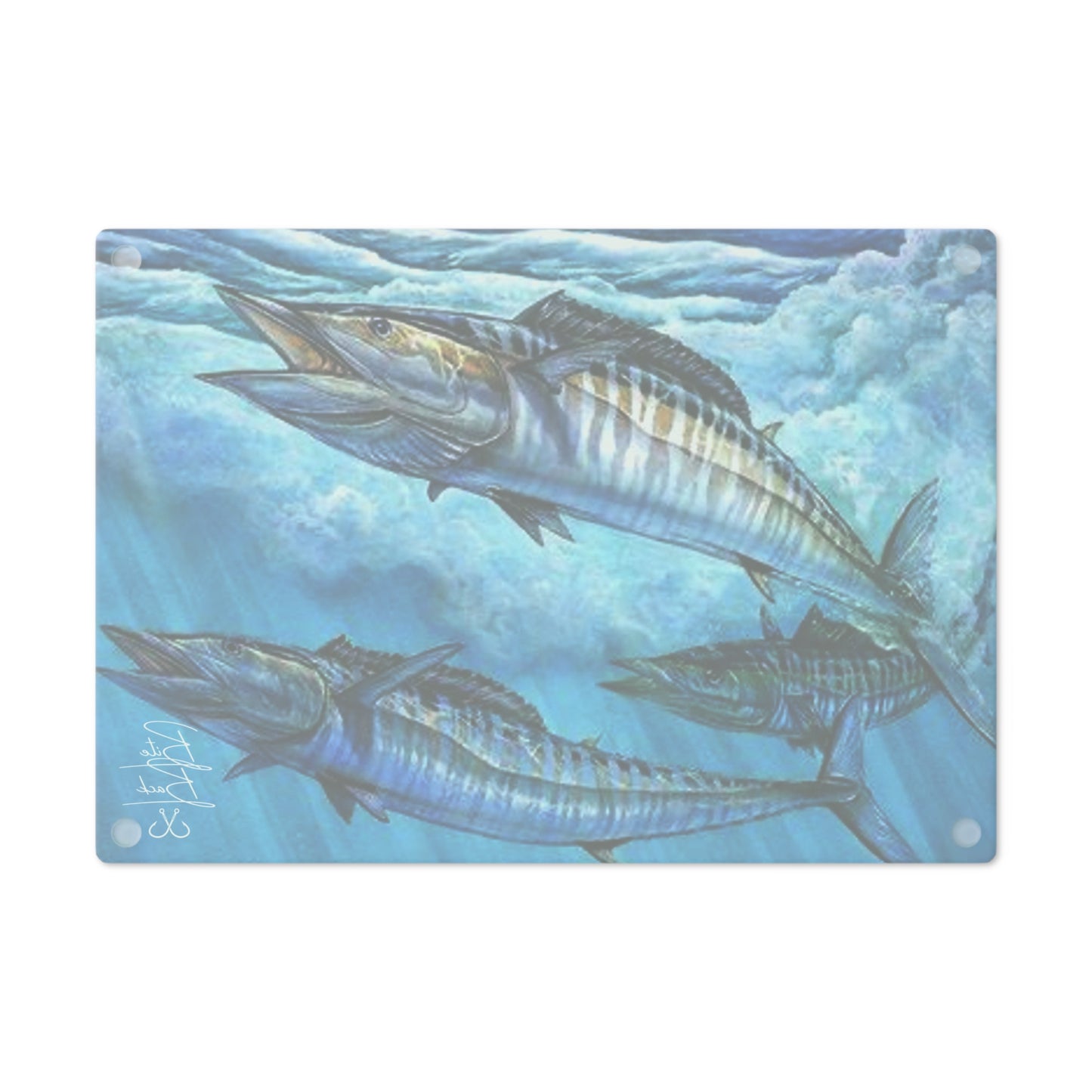 Wahoo Glass Cutting Board