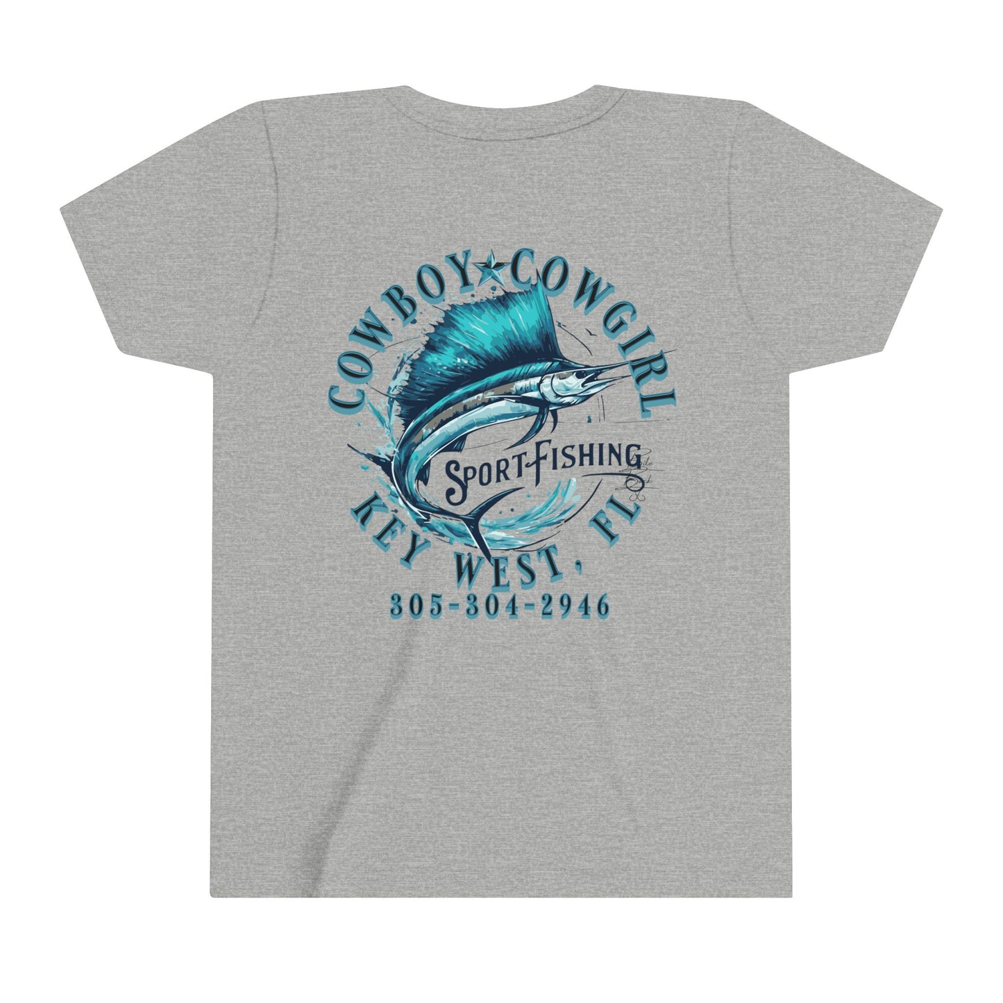 Cowboy Cowgirl Sportfishing Youth T-Shirt