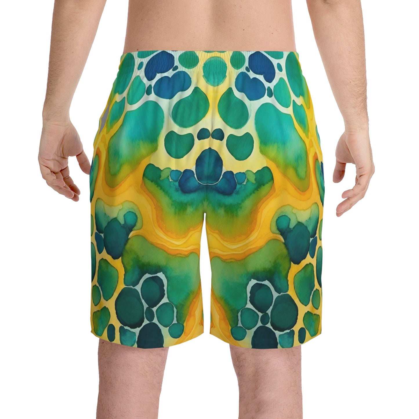 The Wharf Men's Elastic Beach Shorts