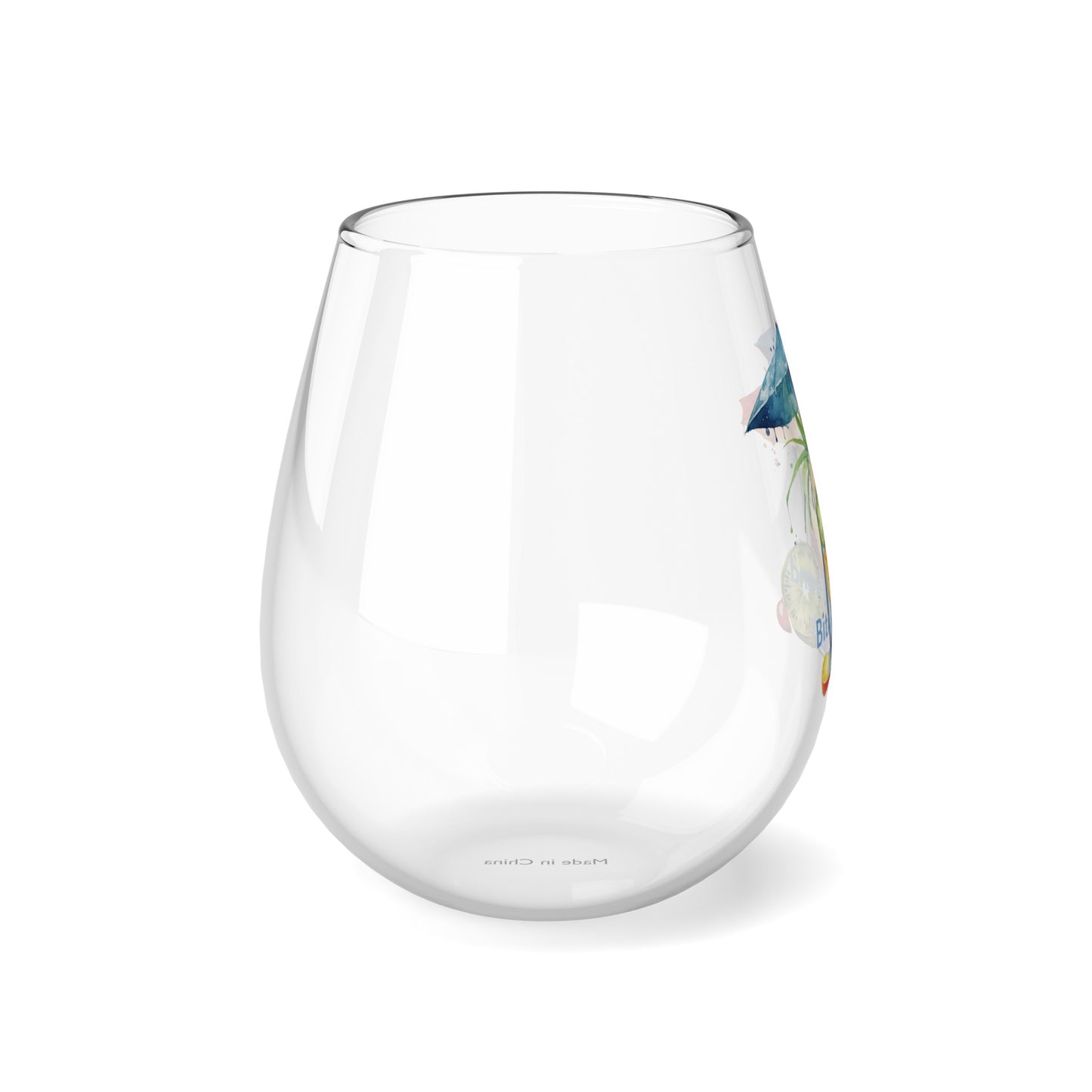 Tropical Bliss Wine Glass Collection-Tropical Fruit Mixer