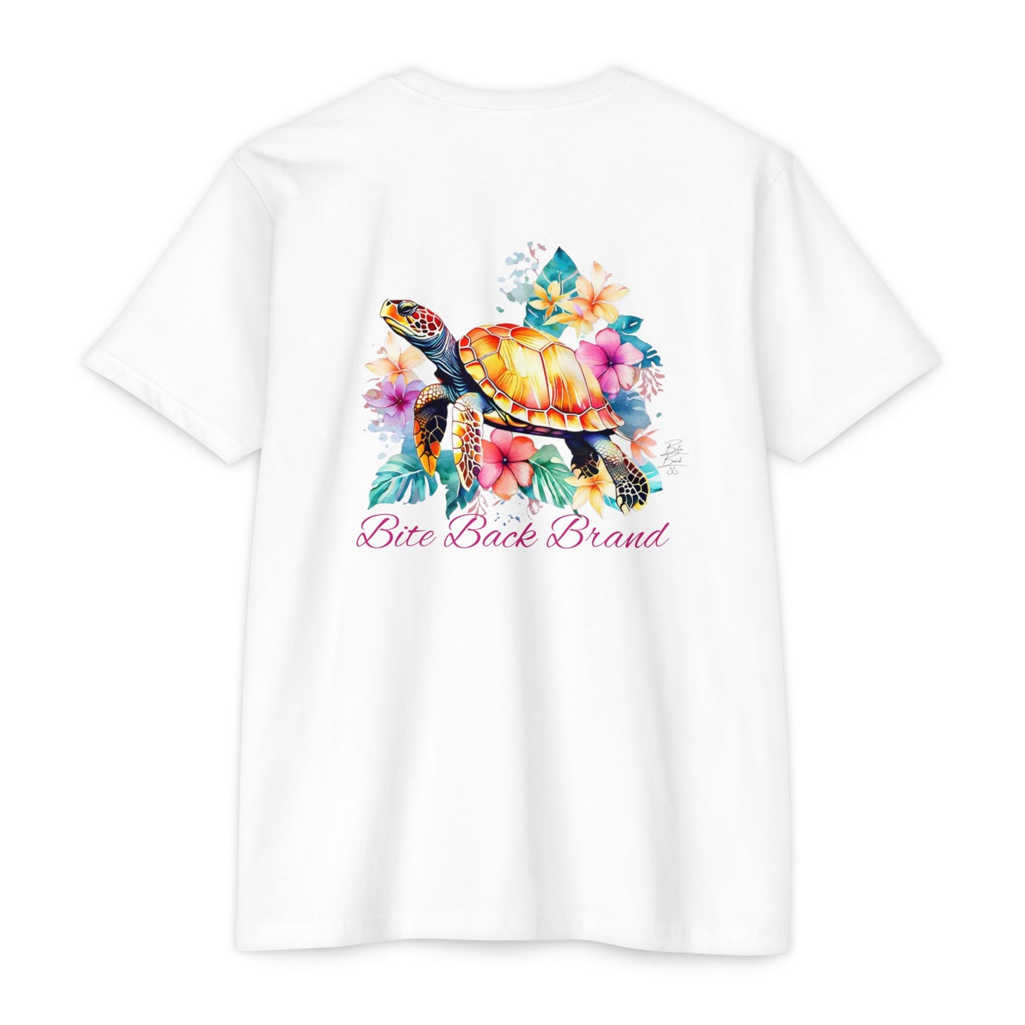 Tropical Bloom Turtle T-shirt