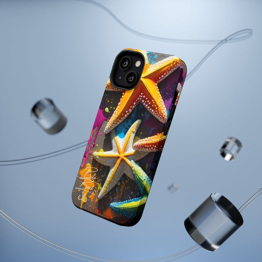 Colorful Sea Shell Impact-Resistant Cases