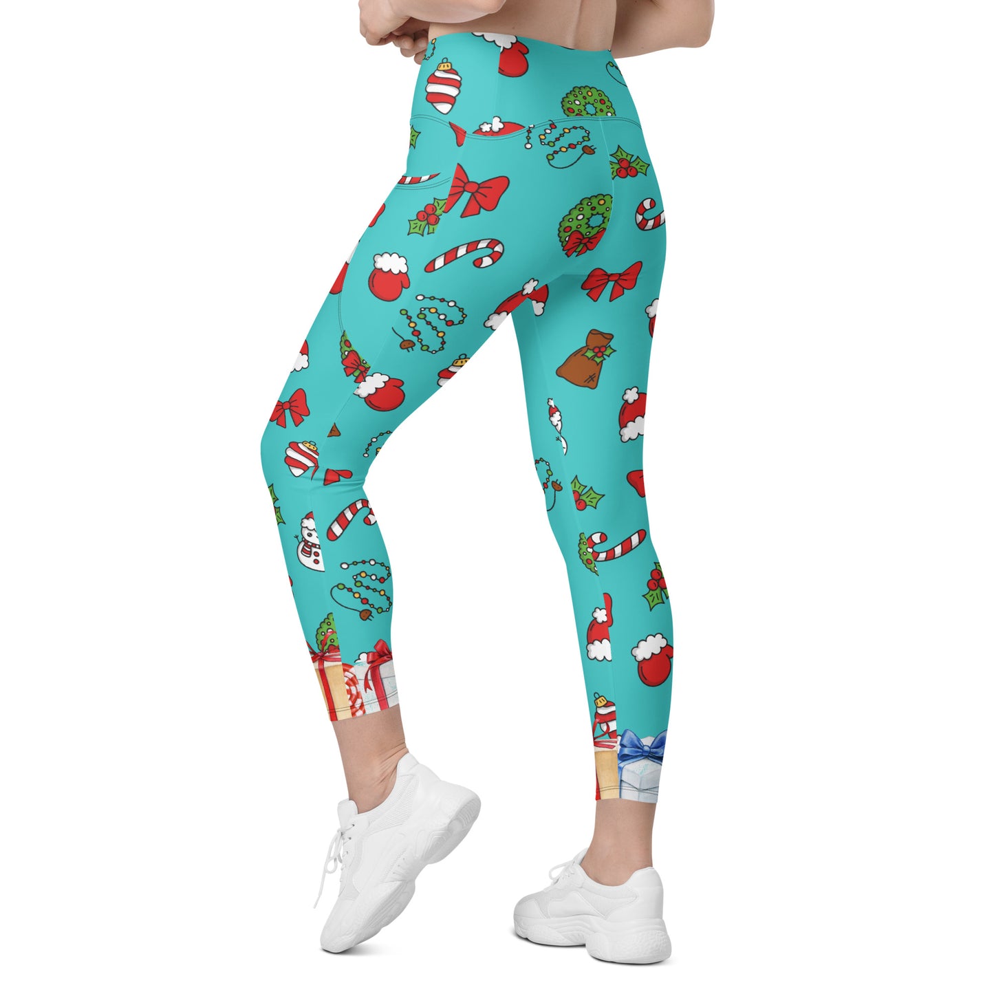 Christmas on Duval Leggings with pockets