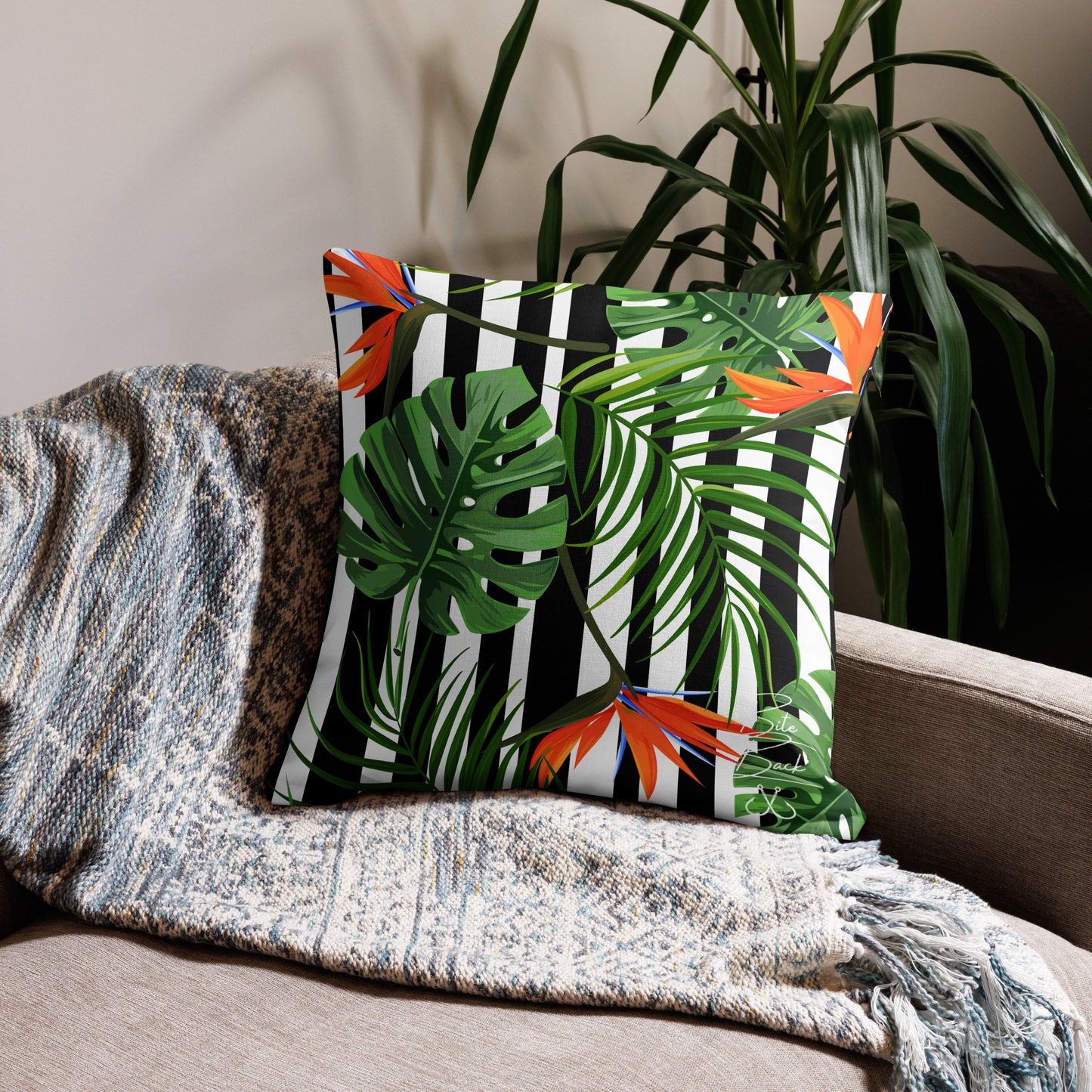 tropical pillow